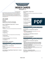 Warhammer 40.000 - Index Cards Errata v1.5 10 Ed. en