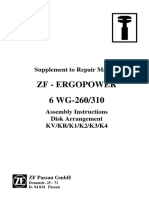 ZF - Ergopower 6 WG-260/310: Supplement To Repair Manual