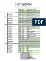 Jadwal PTS Semester 