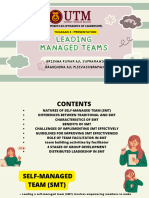 Self Leading Managed Teams