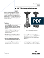 Fisher 657 and 667 Diaphragm Actuators