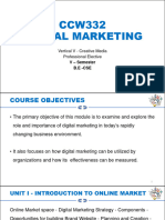 CCW332 Digital Marketing Full Notes