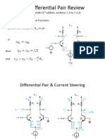 BJT Differential Pair Review: Sedra & Smith (5 Edition, Sections 7.3 To 7.3.2)