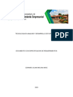 Documento Con Especificacion de Requerimientos