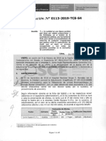 Resolucion Del Tce - Informacion Que Falta El Principio de Transparencia en Ela Cta de Otorgamiento de La Buena Pro