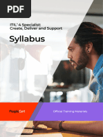 ITIL4 CDSSyllabusv 10 EN