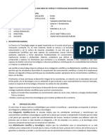 Planificación Anual 2023 Area de Ciencia y Tecnologia Tercero