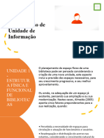 Organização de Unidade de Informação - 1 Aula