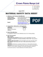 Crown Thermoline Road Marking MSDS