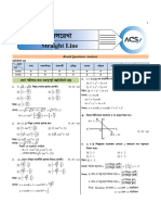 Straight Line MCQ Suggestion HSC 2024