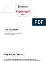 Physiology I - Integumentary System