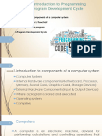 Unit 1 - Chapter 1 Introduction To Programming