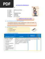 D5 A2 SESION Celebramos El Día de La Madre