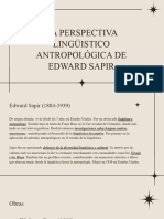 La Perspectiva Lingüistico Antropológica de Edward Sapir