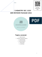 (Sec 3 EOY Chemistry) Mini Revision Package - by OVERMUGGED