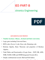 Bee Unit 3 Cse Gates, Boolean, Codes