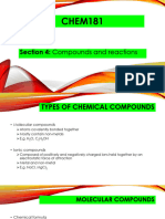 Chem181 Section 4 - Compounds