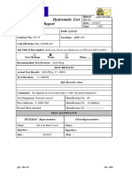 Hydrotest Report QHR-110-WH (Modification Spool)