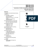 M95160-A125 M95160-A145: Automotive 16-Kbit Serial Spi Bus Eeproms With High-Speed Clock