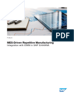 MES-Driven Repetitive Manufacturing