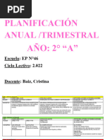 Planificacion Anual 2° 2022