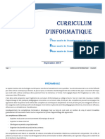 Curriculum D'informatique Collèges - Version Finale