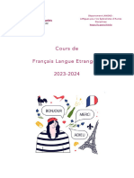 Brochure Cours de FLE 2023 2024