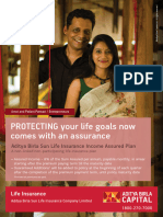 ABSLI Income Assured Plan Brochure