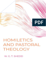 Homiletics and Pastoral Theology - Shedd