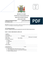 CDF Bursary Application Form