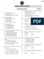 Redox Reactions DPP 01 (Of Lec 02) Arjuna NEET 2024