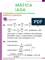 5 1EM Matematica Aplicada Itinerario Comum Gabarito Amarelo