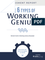 The Six Types of Working Genius Assessment Report