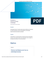 Introdução Ao Estudo Da Morfologia e Embriologia