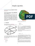 Simplex Algorithm