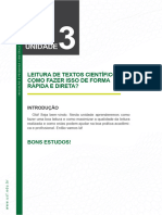 USF PED U3 Iniciação Pesquisa Científica