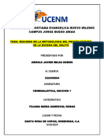 Metodologia Del Procesamiento de La Escena Del Delito.