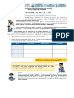 Actividades de Aprendizaje 5 - 1er Grado 2023