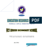 JSS2 Teaching Schemed - 2nd Term