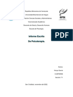 Informe Escrito de Psicoterapia-Kenya Garcia-T1