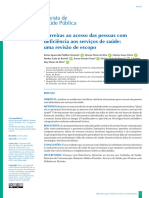 2022 - Barreiras Ao Acesso Das Pessoas Com Deficiência À Saúde