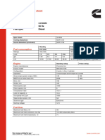 Model: C150D5I Frequency: 50 HZ Fuel Type: Diesel: Generator Set Data Sheet