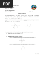 Lineal, Cuadrática y Sistemas de Ecuaciones