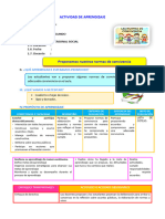 D1 A1 SESION PS. Proponemos Nuestras Normas de Convivencia