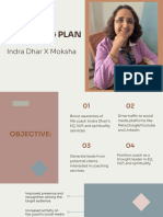 Marketing Plan - Indra Dhar X Moksha