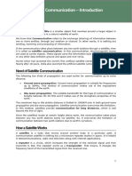 Satellite Communication (Introduction, Orbital Mechanics, Subsystems)