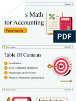 Business Math For Accounting Presentation