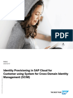 Identity Provisioning in C4 Cusing SCIM