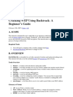 Cracking WEP Using Backtrack: A Beginner's Guide