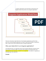 Angular Application WorkFlow